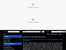 Tablet Screenshot of fishaquariumhome.com